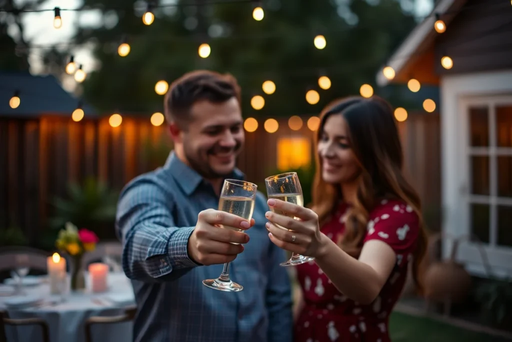 Affordable Backyard Engagement Party Ideas