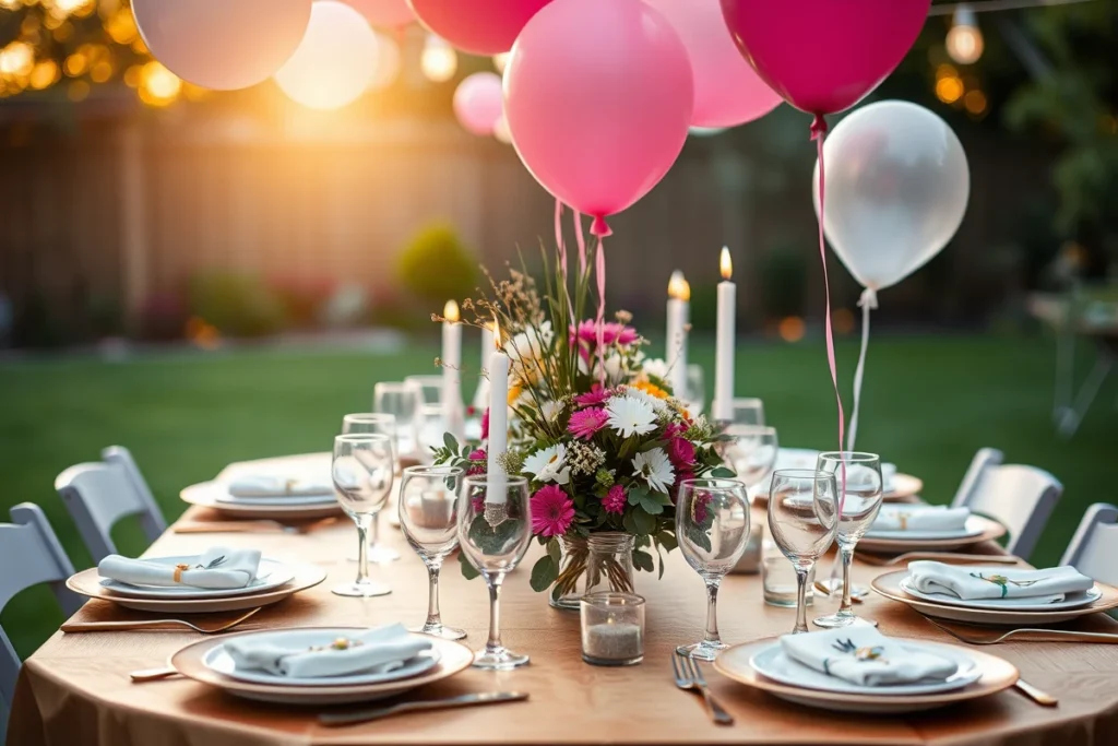 Backyard Party Decor Ideas Checklist