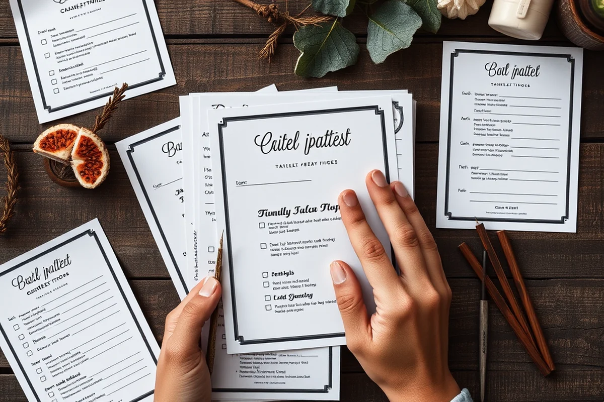 backyard party ideas planning checklists timelines printable — Backyard Party Ideas Planning Checklists Timelines Printable (the finished result)