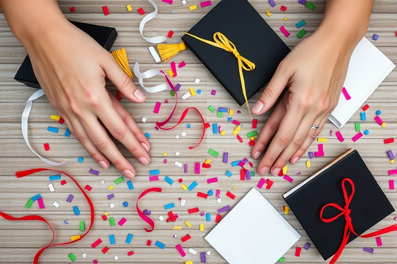 easy backyard grad party ideas — Easy Backyard Grad Party Ideas (the finished result)