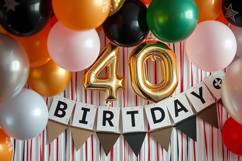 essential 40th birthday party decorations — Essential 40th Birthday Party Decorations (step by step)