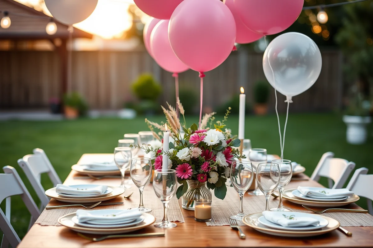 natural backyard decorations for party — Natural Backyard Decorations For Party