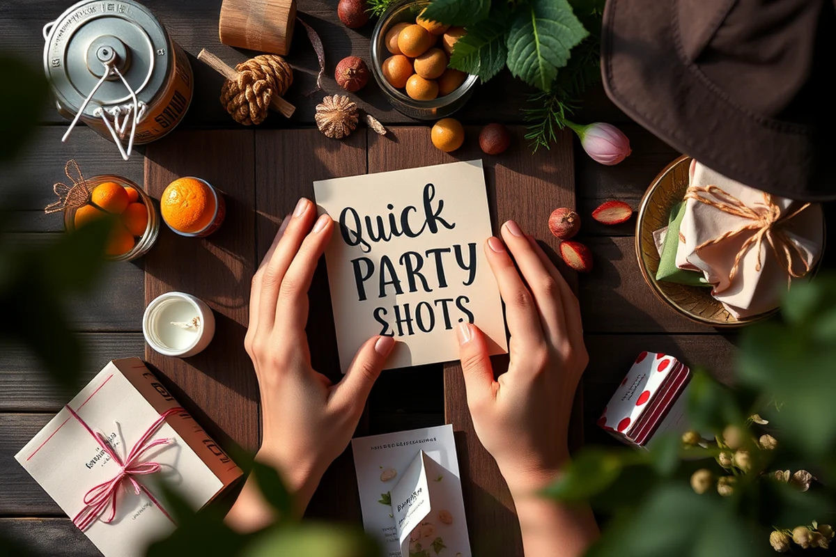 quick backyard party ideas invitations favors — Quick Backyard Party Ideas Invitations Favors (the finished result)