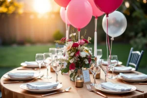 Backyard Party Ideas Invitations & Favors