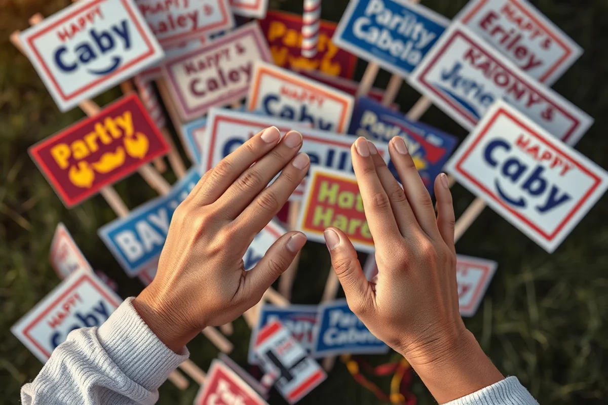 cheap yard signs — Cheap Yard Signs (the finished result)