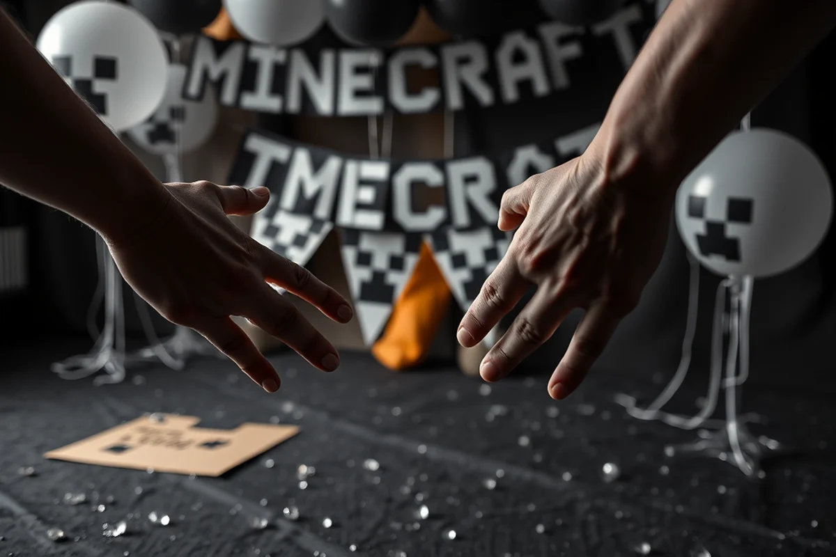 minecraft party supplies — Minecraft Party Supplies (step by step)
