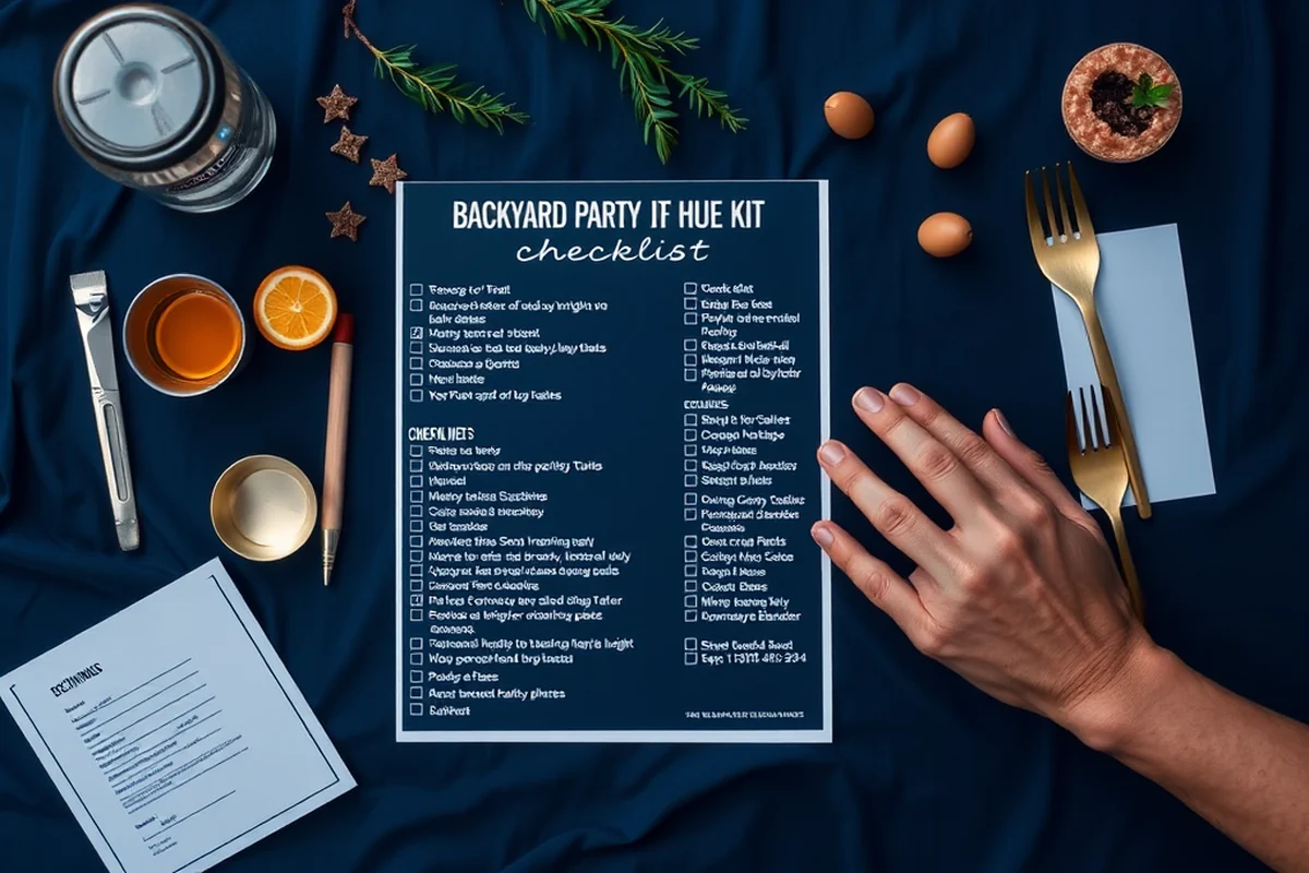 backyard party ideas invitations checklist — Backyard Party Ideas Invitations Checklist (the finished result)