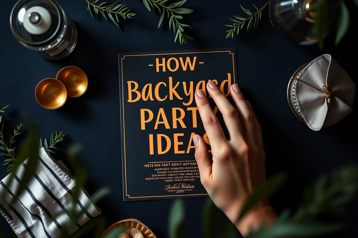 how to backyard party ideas invitations — How To Backyard Party Ideas Invitations (the finished result)