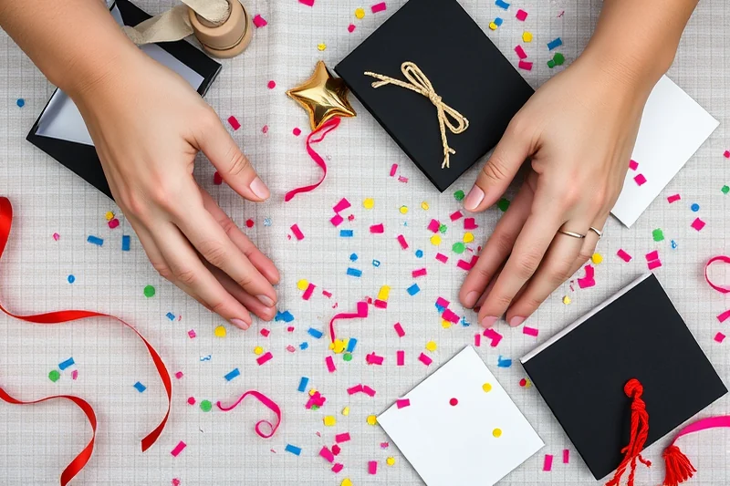 modern backyard grad party ideas — Modern Backyard Grad Party Ideas (the finished result)